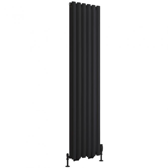 Tunstall Double 1800 x 420 Radiator Matt Black