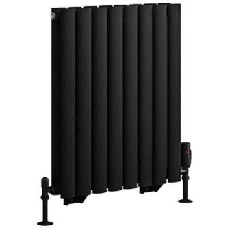 Tunstall Double 600 x 471 Radiator Matt Black