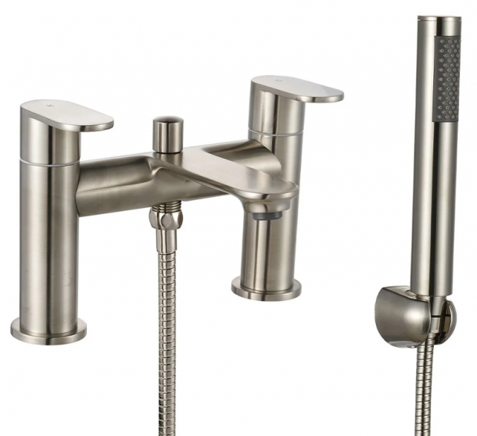 Niagara Albury Brushed Nickel Bath Shower Filler Tap - CLEARANCE