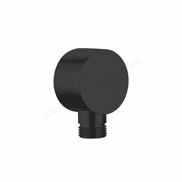 Niagara Round Shower Outlet - Matt Black