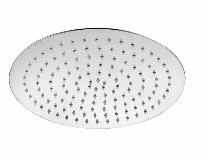 Niagara Equate Deluxe 300mm 12" Round Chrome Slimline Shower Head