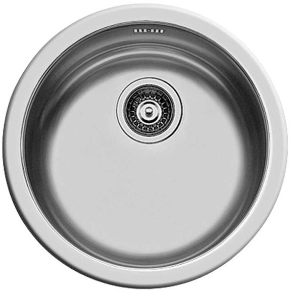 Pyramis Merlin 450 x 150mm Inset Round Bowl Kitchen Sink