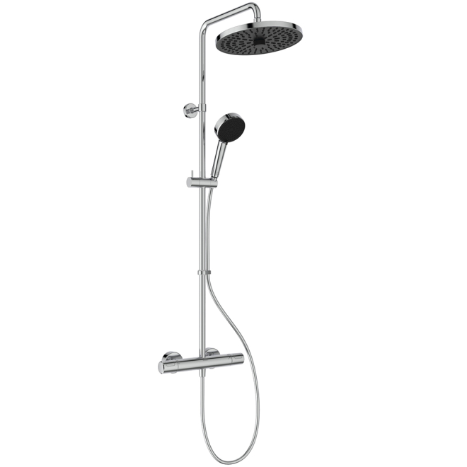 Ideal Standard Ceratherm T25+ Exposed Chrome Thermostatic 12L Shower System
