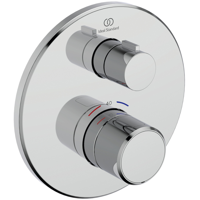 Ideal Standard Ceratherm T100 Concealed Thermostatic Shower Mixer Single Outlet