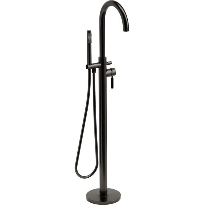 Abode Refine Gunmetal Floorstanding Bath Shower Mixer
