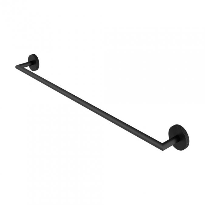 Abacus Iso Pro Single Towel Rail - Matt Black