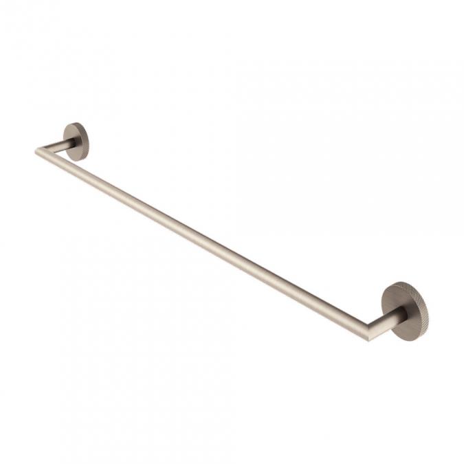 Abacus Iso Pro Single Towel Rail - Brushed Nickel