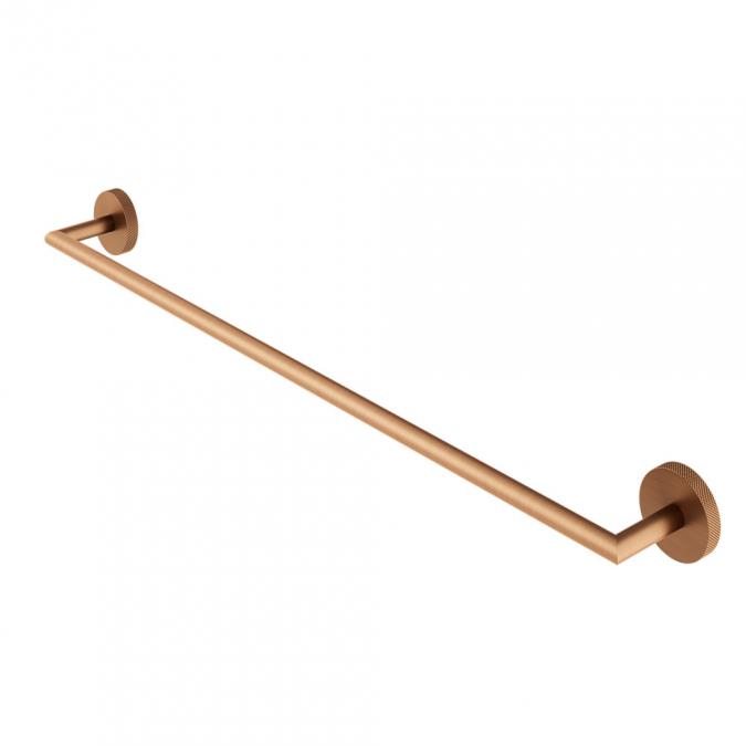 Abacus Iso Pro Single Towel Rail - Brushed Bronze