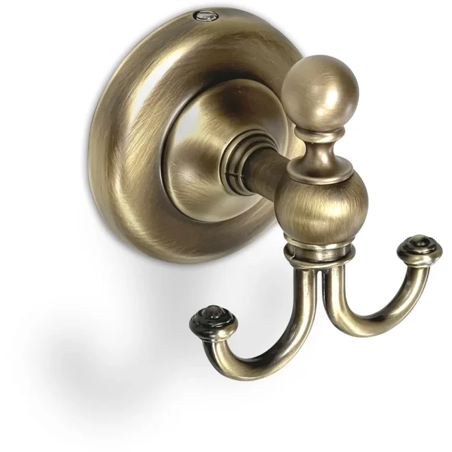 Origins Living Albany Aged Brass Double Robe Hook
