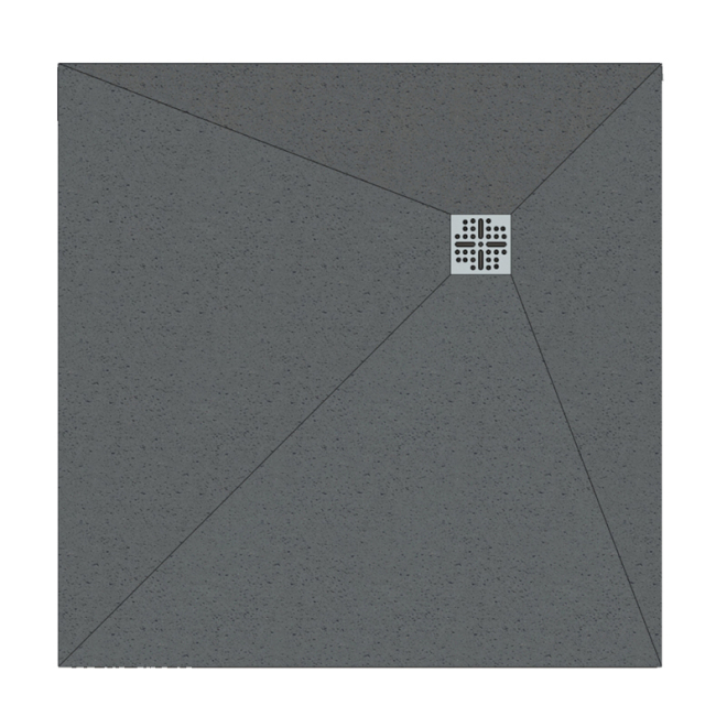 Lancia Low Level Square Tileable Tray Former 1000 x 1000 x 30mm Corner Waste