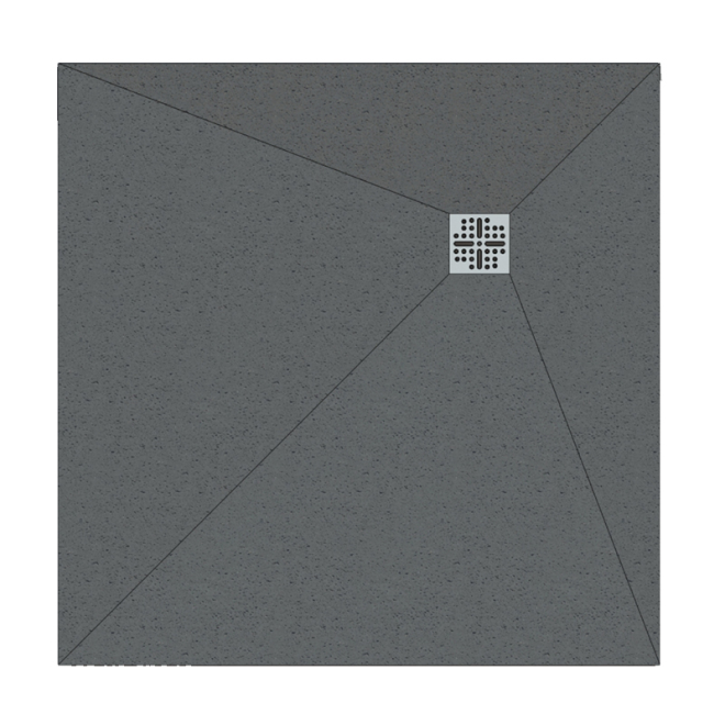 Lancia Low Level Square Tileable Tray Former 1200 x 1200 x 30mm Corner Waste