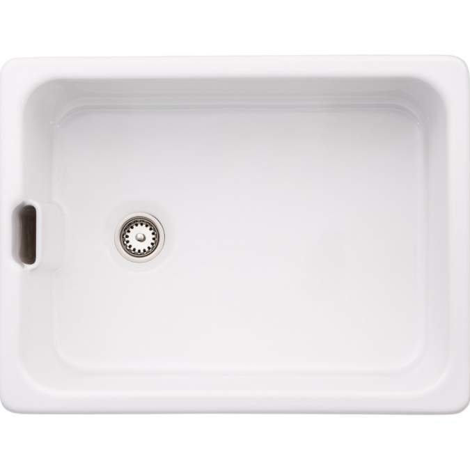 Abode New Belfast 1 Bowl Undermount Sink - White