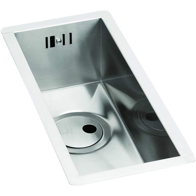 Abode Matrix R0 Square 0.5 Bowl Undermount 160mm Stainless Steel Kitchen Sink