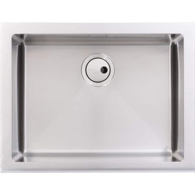 Abode Belfast 1 Bowl Undermount Kitchen Sink - Stainless Steel