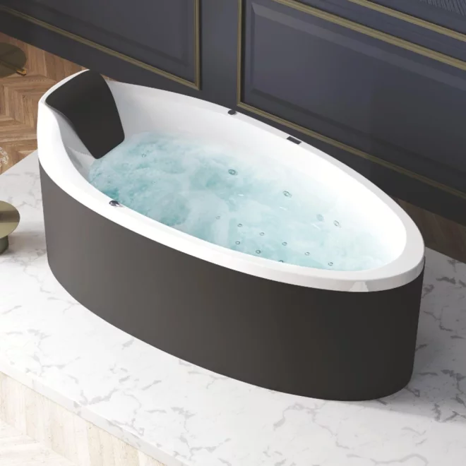 Artize Tiaara Freestanding Bath Whirlpool And Airpool Combi System 1900mm