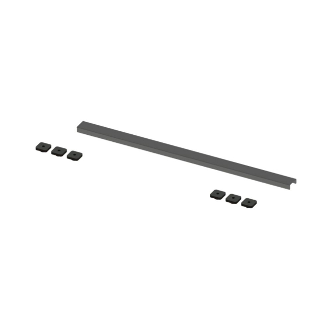 Abacus Elements Matt Anthracite Infinity Waste Cover 700mm