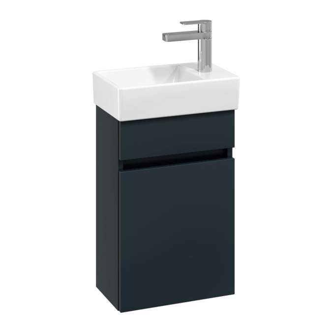 Villeroy & Boch Arto 360 Cloakroom Vanity Unit With RH Basin - Satin Grey