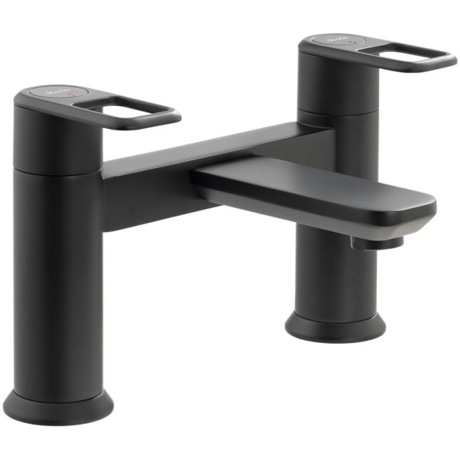 Abode Levarto Matt Black Bath Mixer Tap