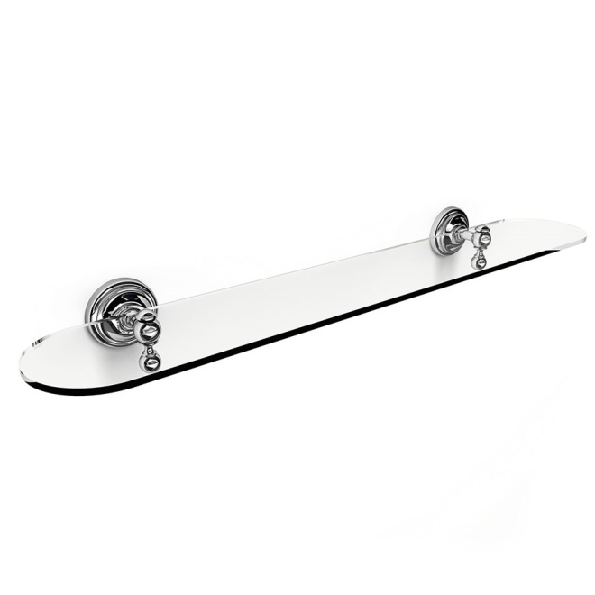 Origins Living Albany Chrome and Glass Shelf 