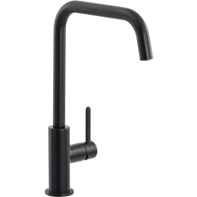 Abode Althia Single Lever Matt Black Kitchen Tap