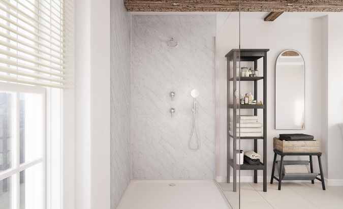 Apollo Marble Showerwall Laminate Panels