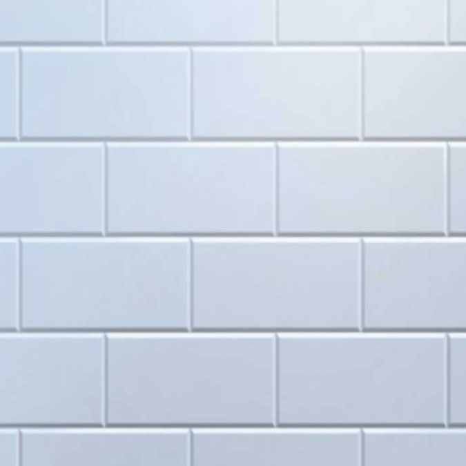 Atlantis White Metro Tile Panel 1200mm (W) x 2400mm (H)