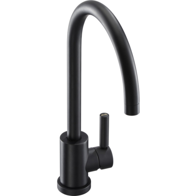 Abode Atlas Matt Black Single Lever Kitchen Tap