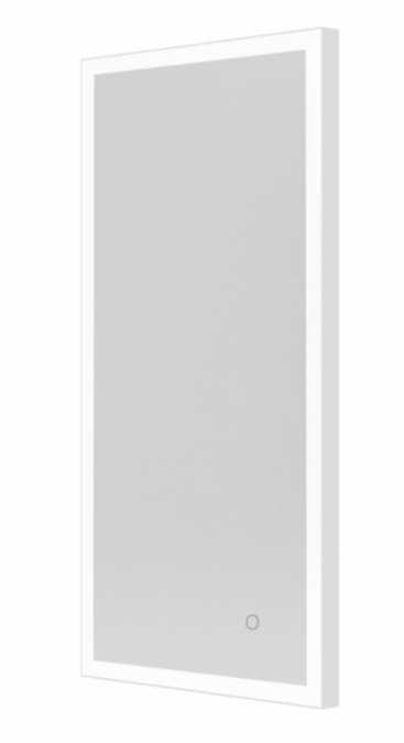 Tate Light Rectangular Mirror 50 White - 50x100cm - Origins Living