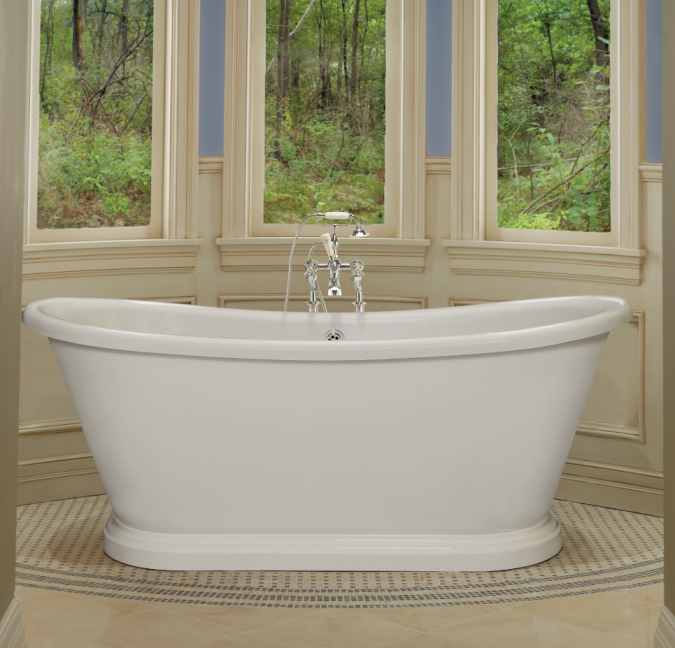 BC Designs Boat 1700 x 750mm Freestanding Bath White or Bespoke Colour