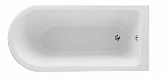 Bayswater Single Ended 1500mm Traditional Rolltop Shower Bath