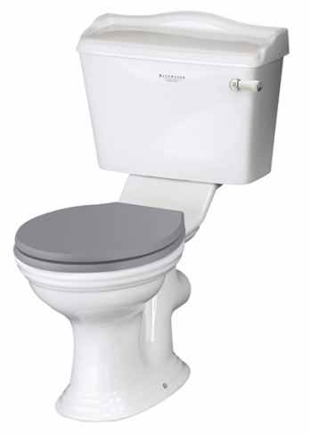 Bayswater Porchester Traditional Close Coupled Toilet  - Flush Handle