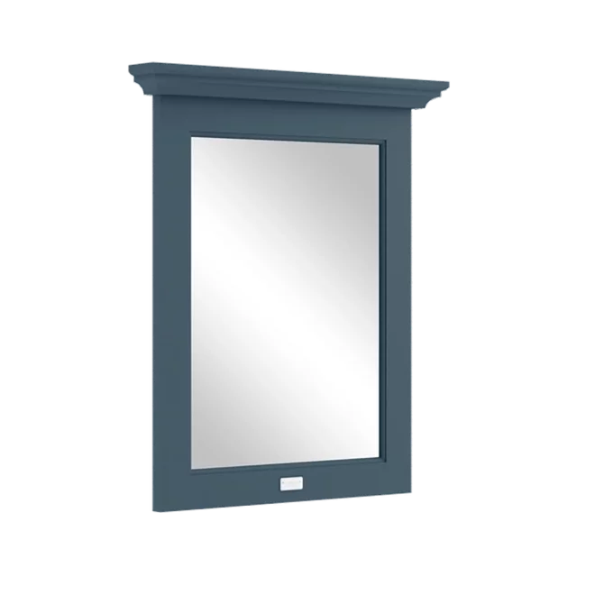 Bayswater Stiffkey Blue 600mm Flat Bathroom Wall Mirror