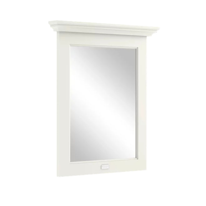 Bayswater Pointing White 600mm Flat Bathroom Wall Mirror