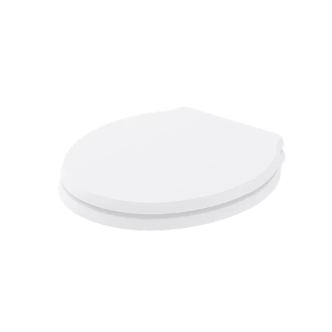 Bayswater Porchester Traditional  Soft Close White Toilet Seat