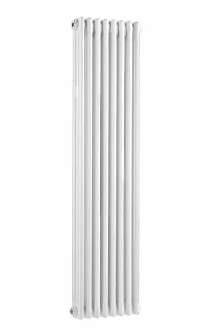 Bayswater Nelson 1500 x 381mm Triple Column Traditional Radiator - White