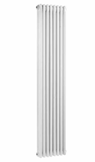 Bayswater Nelson 1800 x 381mm Triple Column Traditional Radiator - White