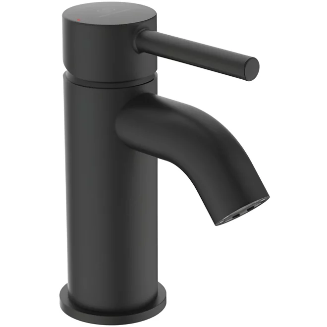 Ideal Standard Ceraline Silk Black Single Lever Mini Basin Mixer 