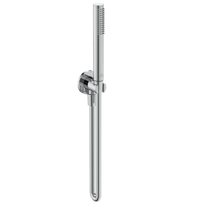 Ideal Standard Idealrain Stick Handshower Kit with Handset, 1.6m Hose and Wall Elbow - Chrome