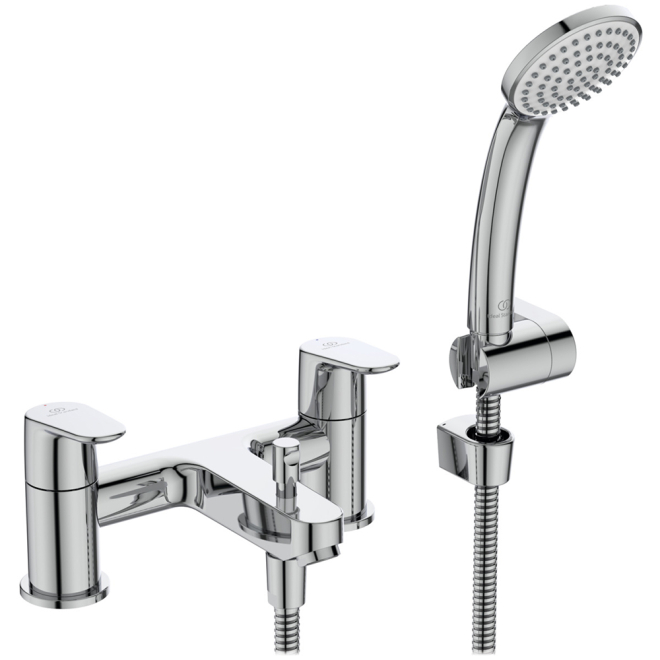 Ideal Standard Cerafine O Dual Control Bath Shower Mixer  with shower set 
