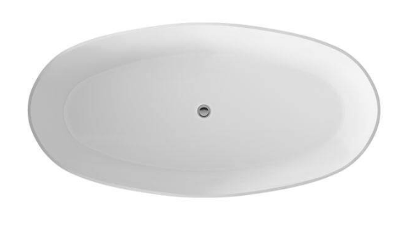 Sorpressa Silk Matt Cian Solid Surface Freestanding Bath, 1510 x 760 By BC Designs 