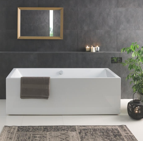 Parama Acrymite Freestanding Bath - 1800 x 800 By BC Designs