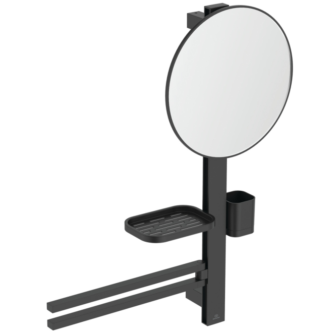 Ideal Standard ALU+ Silk Black Beauty Bar with 320mm Mirror