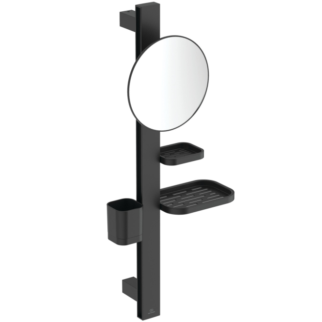 Ideal Standard ALU+ Silk Black Beauty Bar with 200mm Mirror