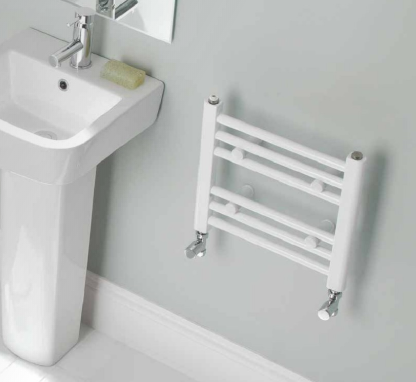 Eastbrook Biava 1118 x 450 White Towel Radiator