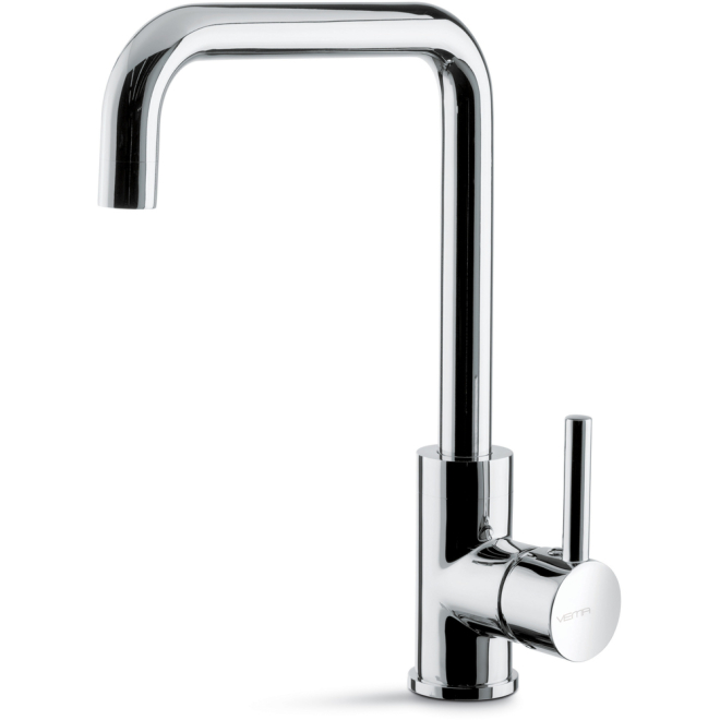 Prima+ Riace Single Lever Chrome U-Shaped Kitchen Tap