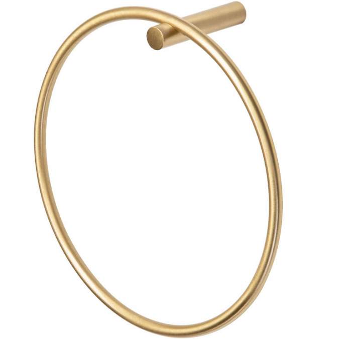 Bali Towel Ring - Brushed Brass