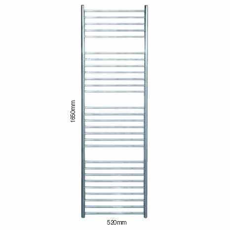 1650 x 520mm Sussex Beacon Stainless Steel Towel Rail - JIS Europe