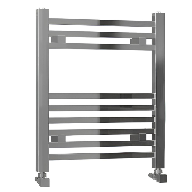 Eastbrook Biava Chrome Square Towel Rail 600mm x 500mm 