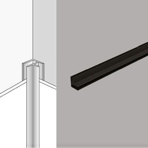 Masq Universal Corner Profile in Black - 12 to 20mm