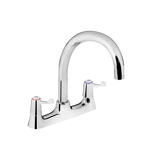 Bristan Lever Value Deck Kitchen 3" (76mm) Levers Mixer Tap